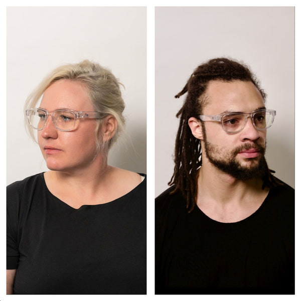 Transparent Icon Series w/ Clear UV400 Lenses & Side Shields
