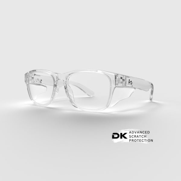 Transparent Icon Series w/ Clear UV400 Lenses & Side Shields