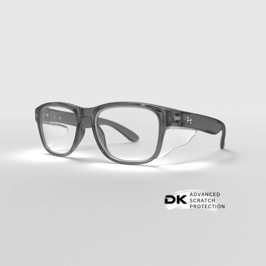 Transparent Icon Series w/ Clear UV400 Lenses & Side Shields