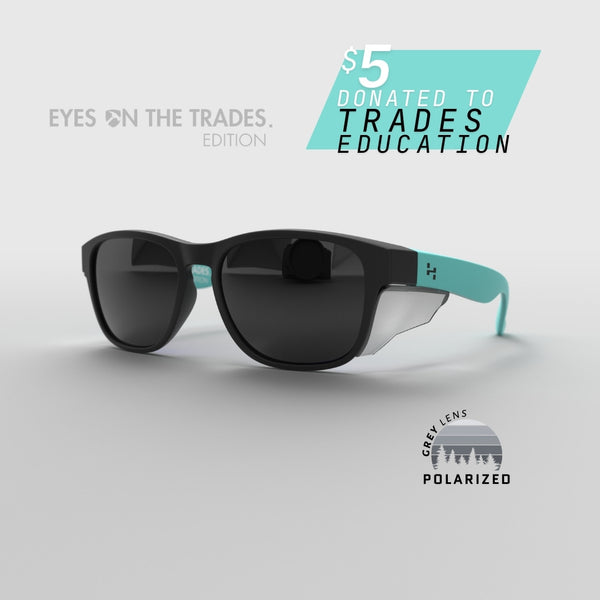 Eyes On the Trades Edition w/ Grey Polarized Lens & Side Shields