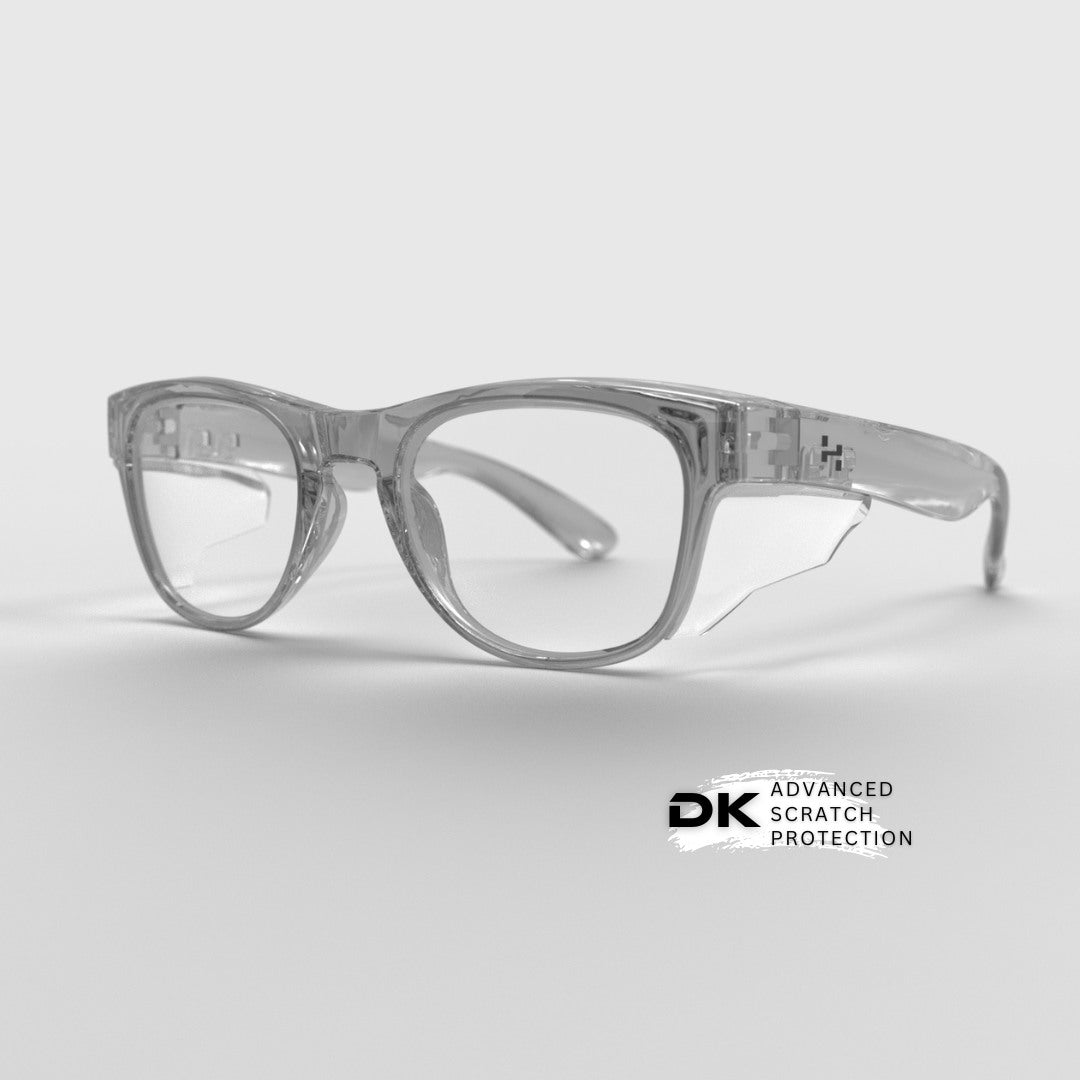Transparent Icon SLIM Series w/ Clear UV400 Lenses & Side Shields