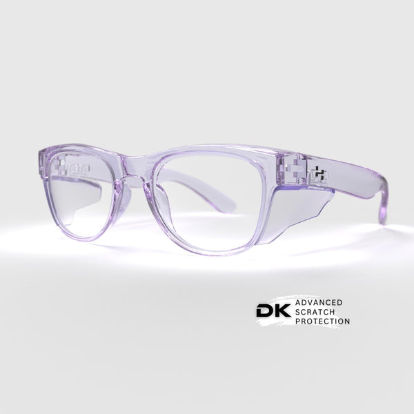 Transparent Icon SLIM Series w/ Clear UV400 Lenses & Side Shields